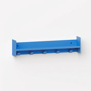 pli wall shelf with hooks - slim version