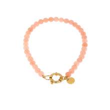 Afbeelding in Gallery-weergave laden, Armband - pastel pink beads gold
