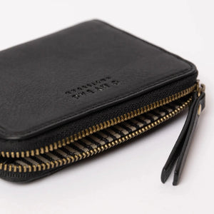 Robbie Wallet - Black Soft Grain Leather