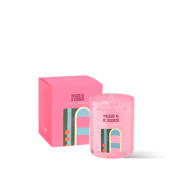 crystal candle - hugs and kisses