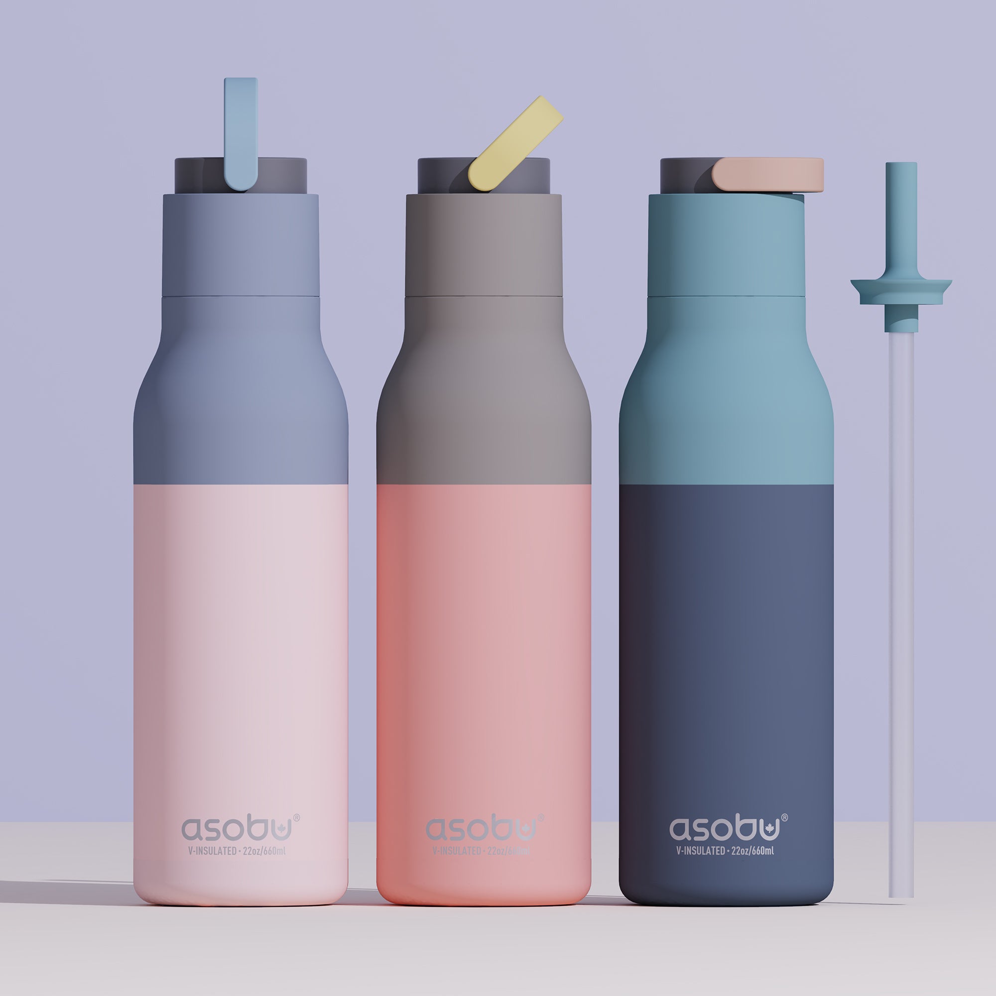 Metro - thermische drinkfles