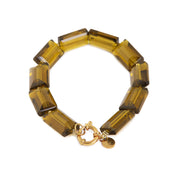 Shiny olive - armband