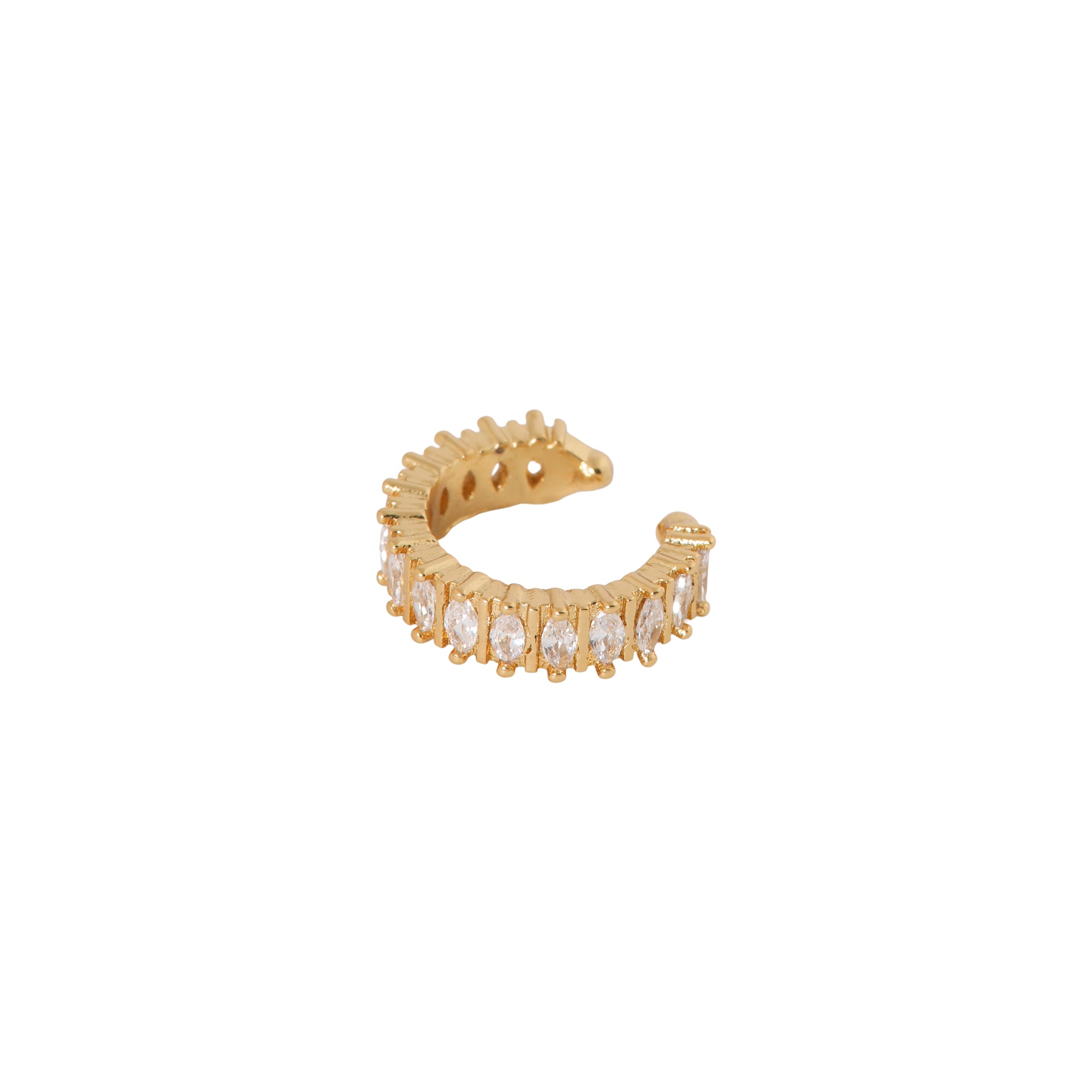 Shiny row ear cuff