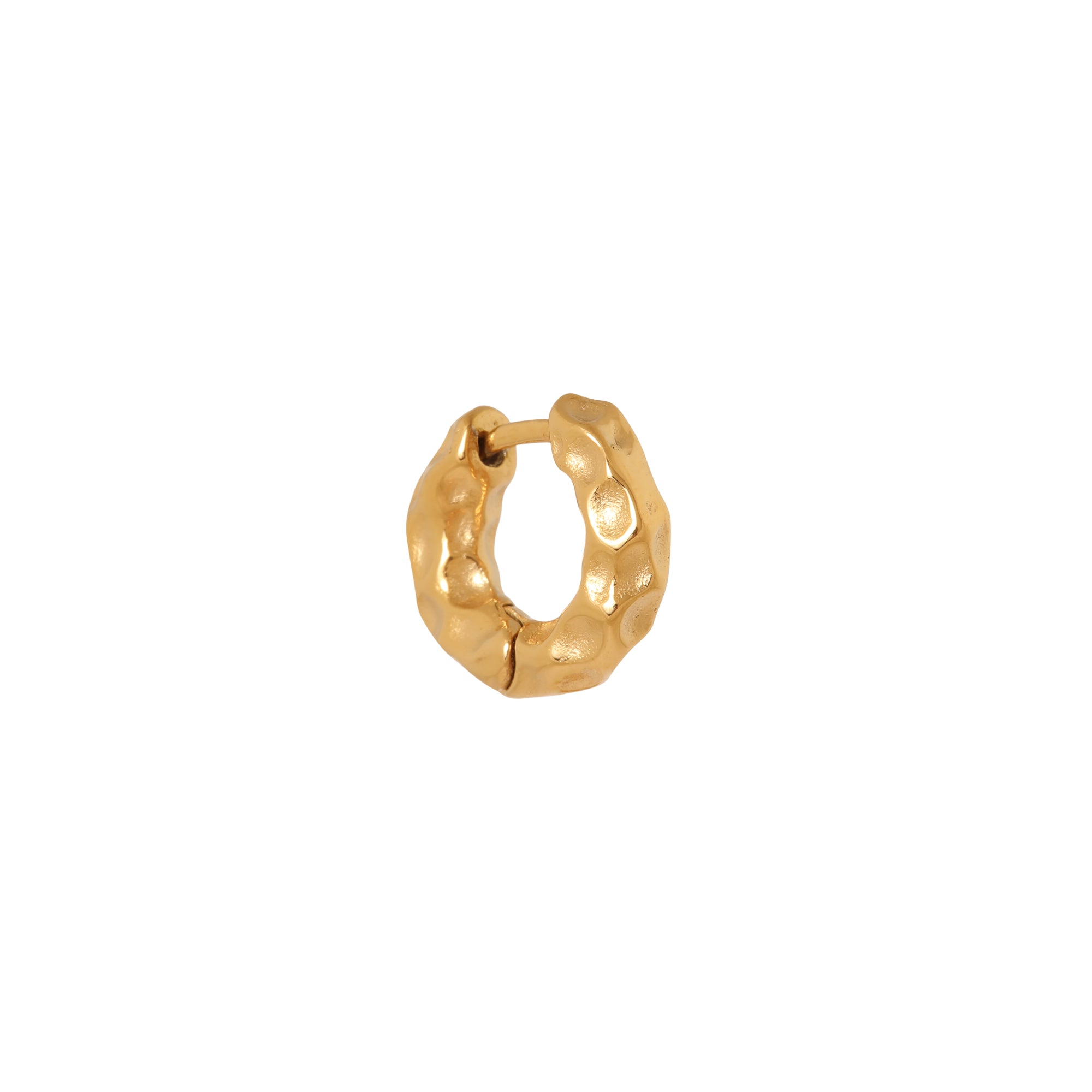 Solid gloss hoop - oorbel
