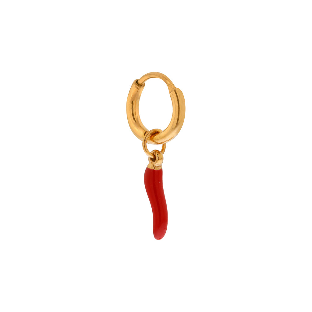 Oorbel - spicy pepper hoop