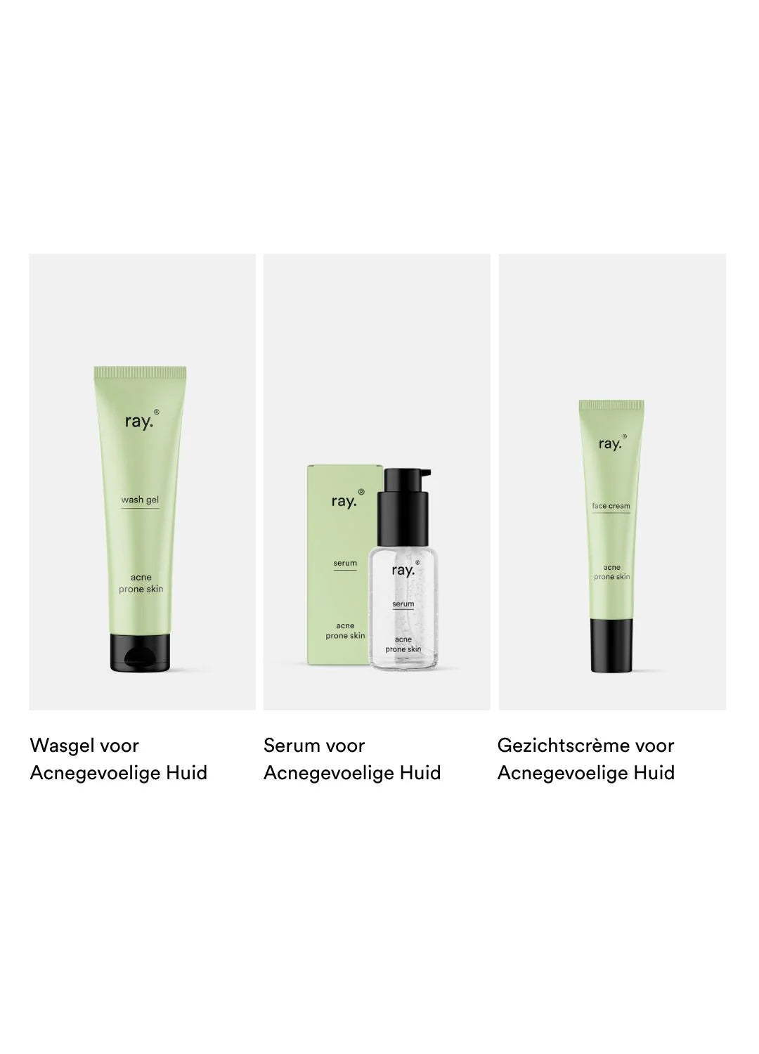 acne gevoelige huid routine - gift set