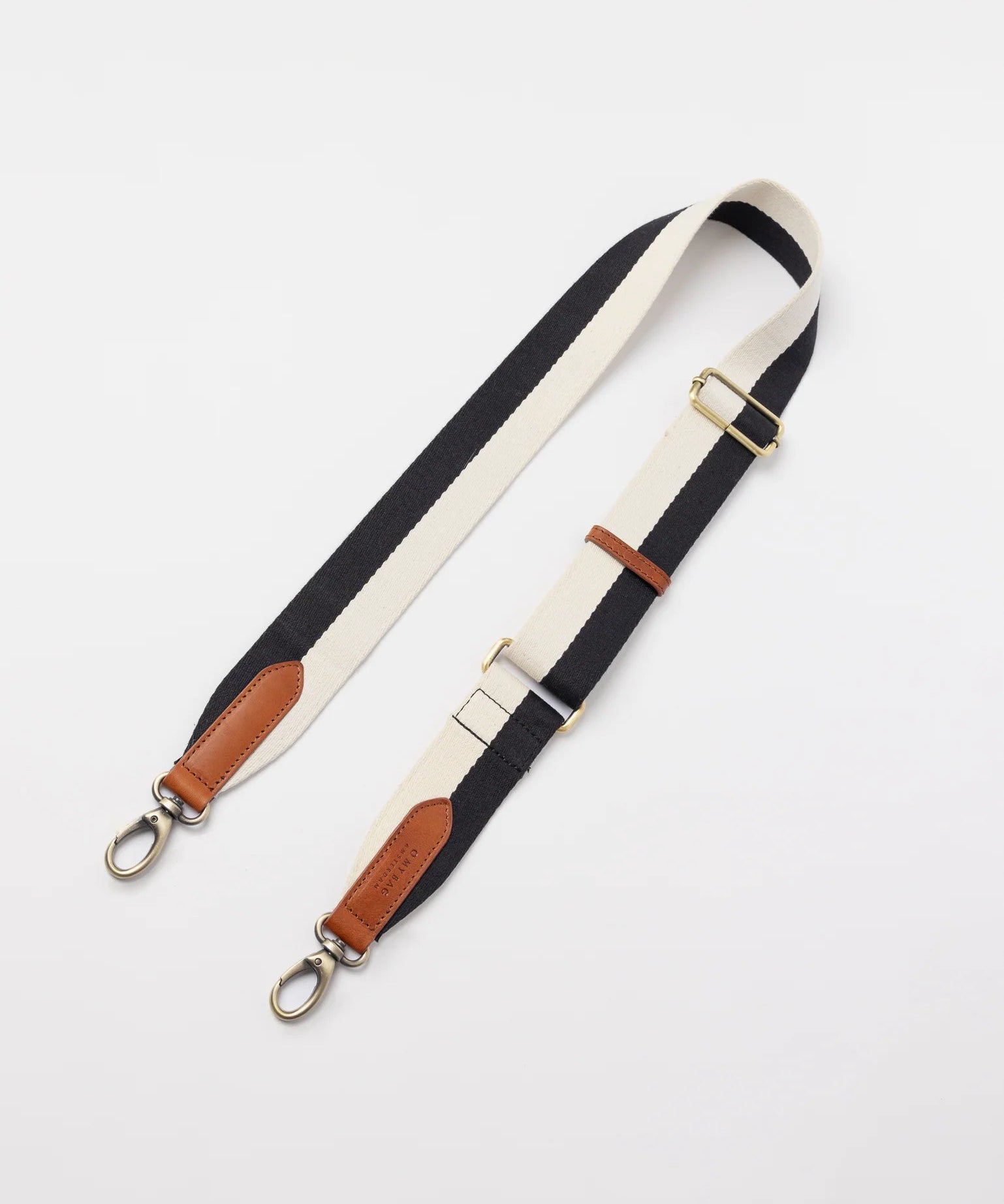 Striped-Webbing-Strap-Black-_-White-Cognac-Classic-Leather-Top_1.webp