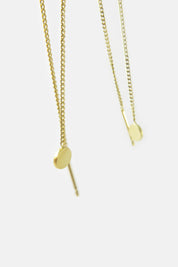 Oorbellen - earthread met disc