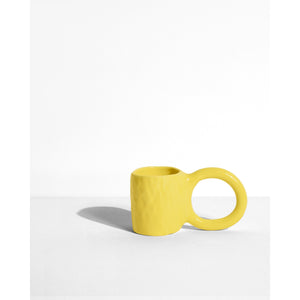 Donut mug M - Lemon yellow