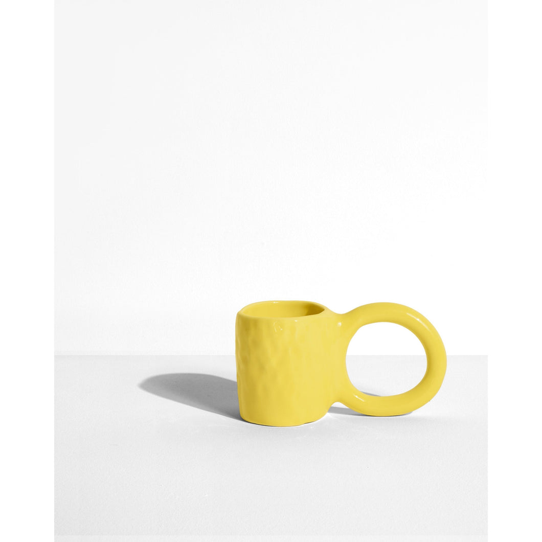 Donut mug M - Lemon yellow