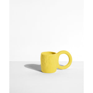 Donut mug M - Lemon yellow