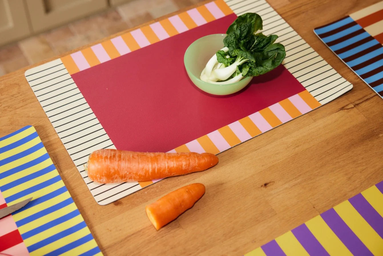 tangerine - set/2 placemats