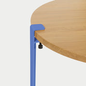 ronde salontafel - eikenhout