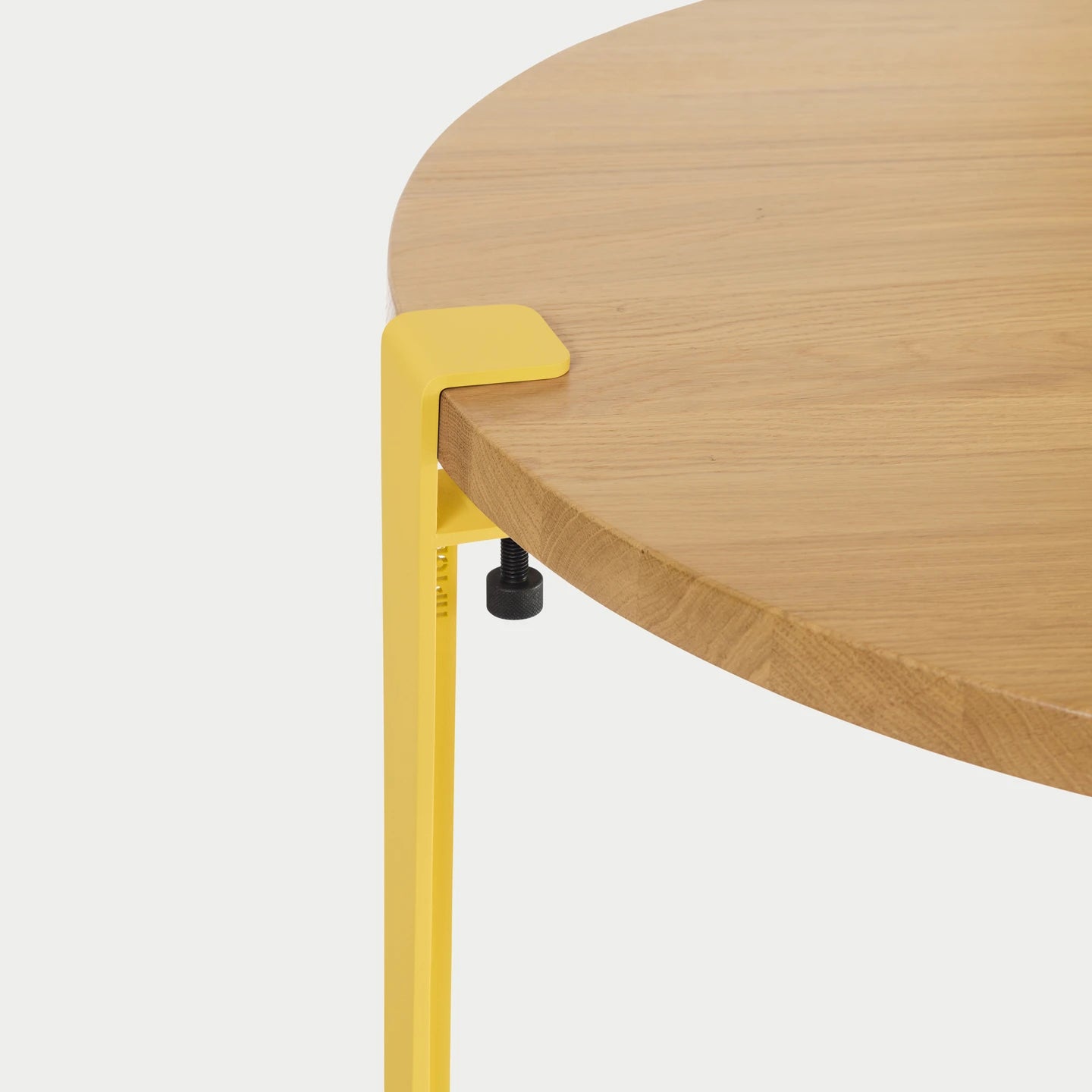 ronde salontafel - eikenhout