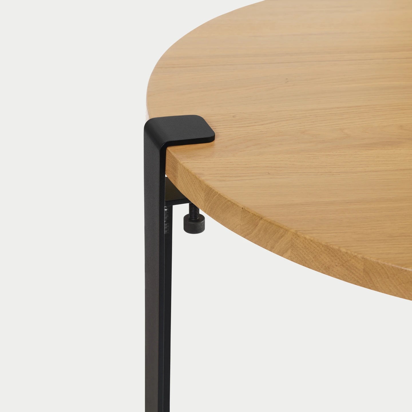ronde salontafel - eikenhout