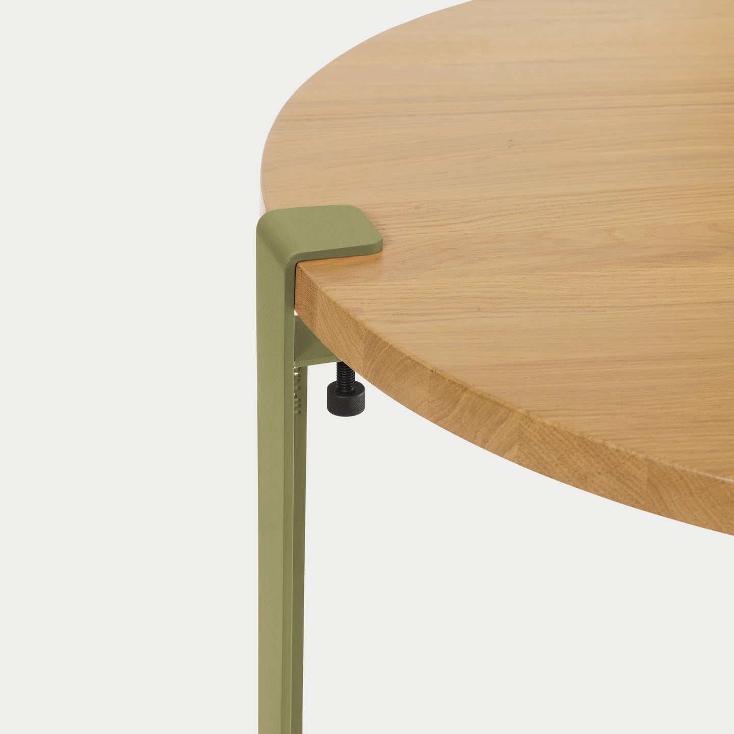 ronde salontafel - eikenhout