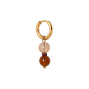 Truffle punch hoop - oorbel