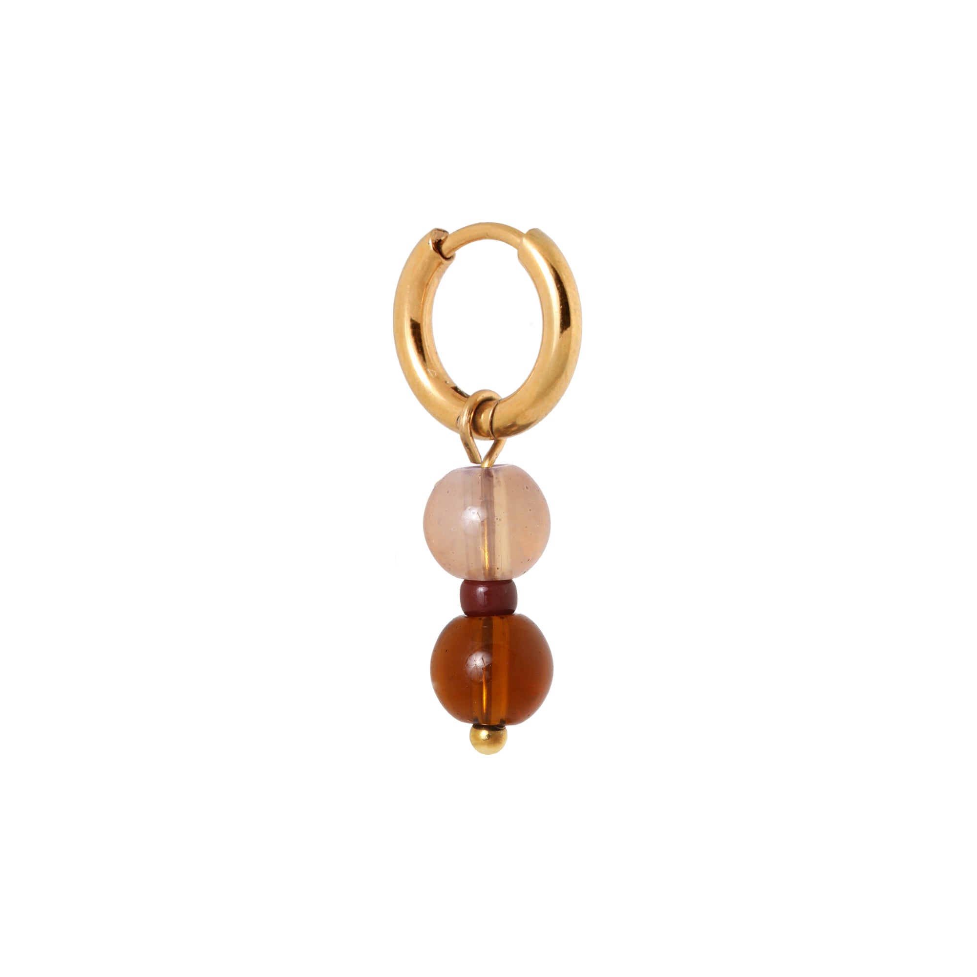 Truffle punch hoop - oorbel