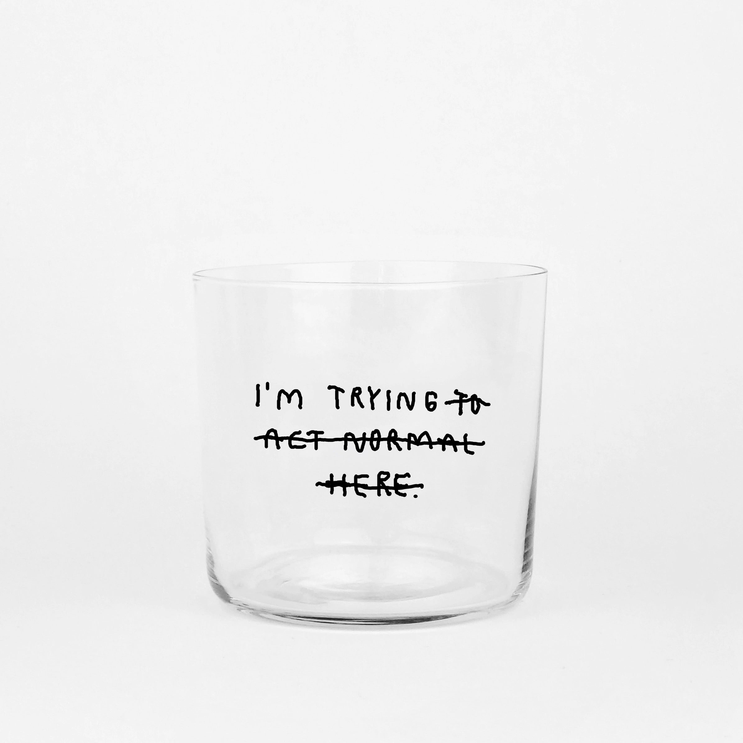 glas - trying to act normal