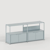 unit steel modulair wandsysteem - dubbel laag