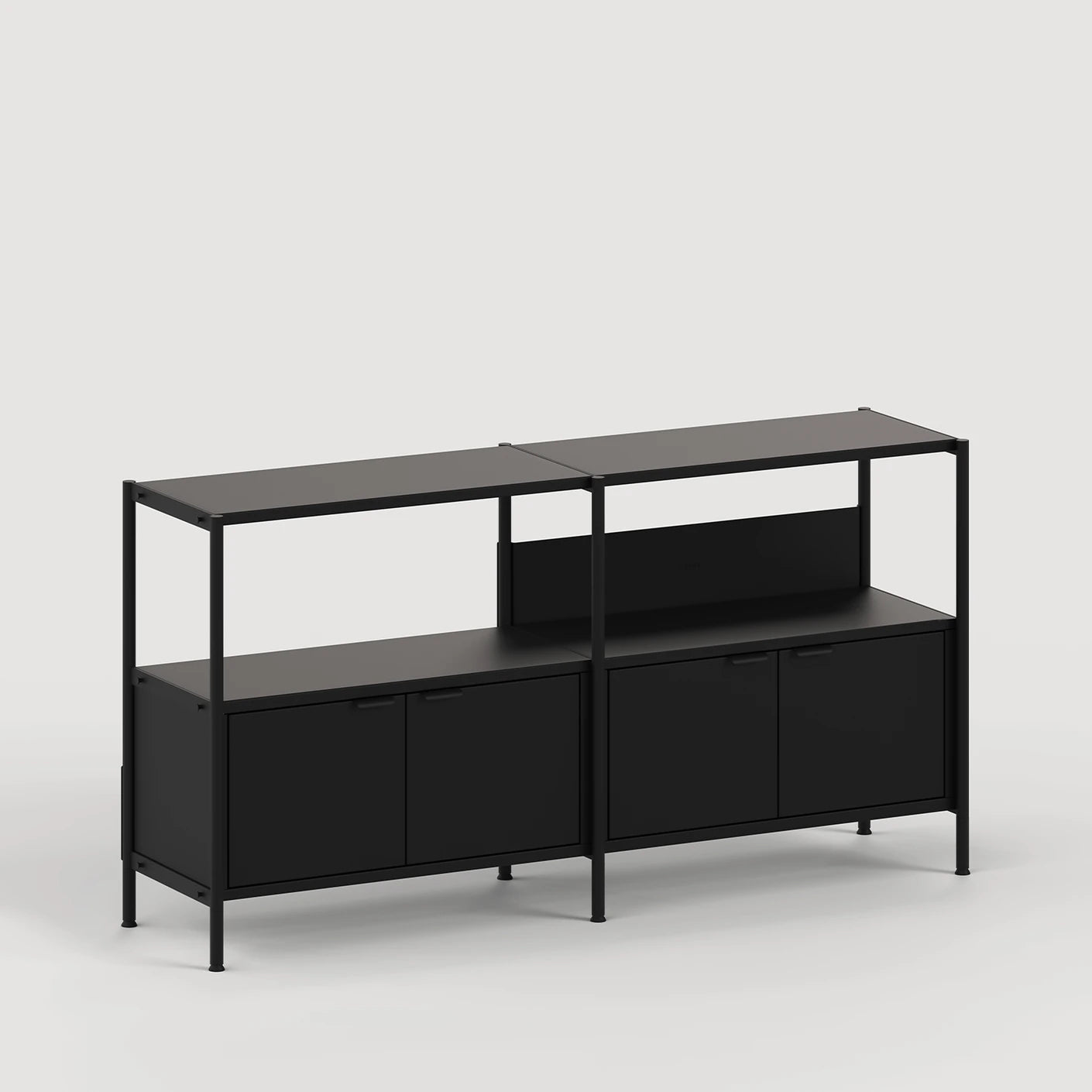 unit steel modulair wandsysteem - dubbel laag
