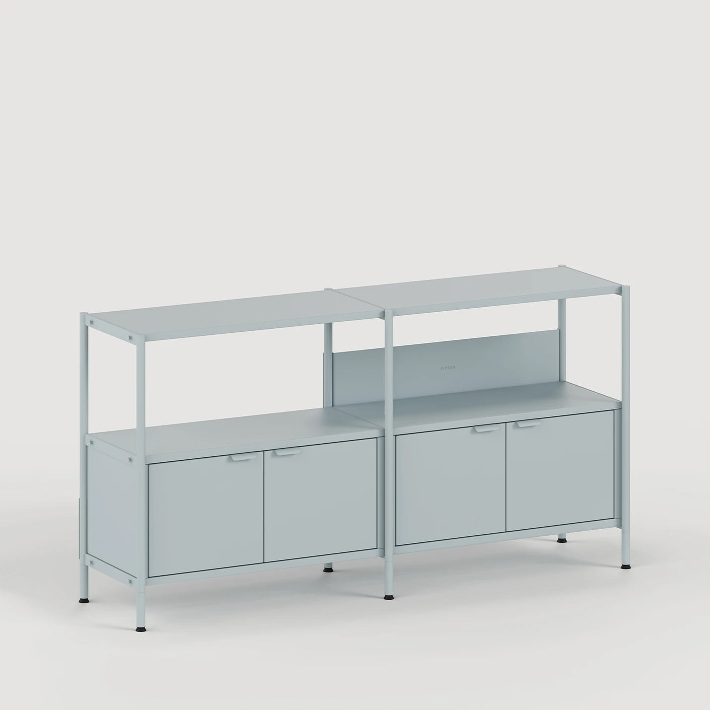 unit steel modulair wandsysteem - dubbel laag