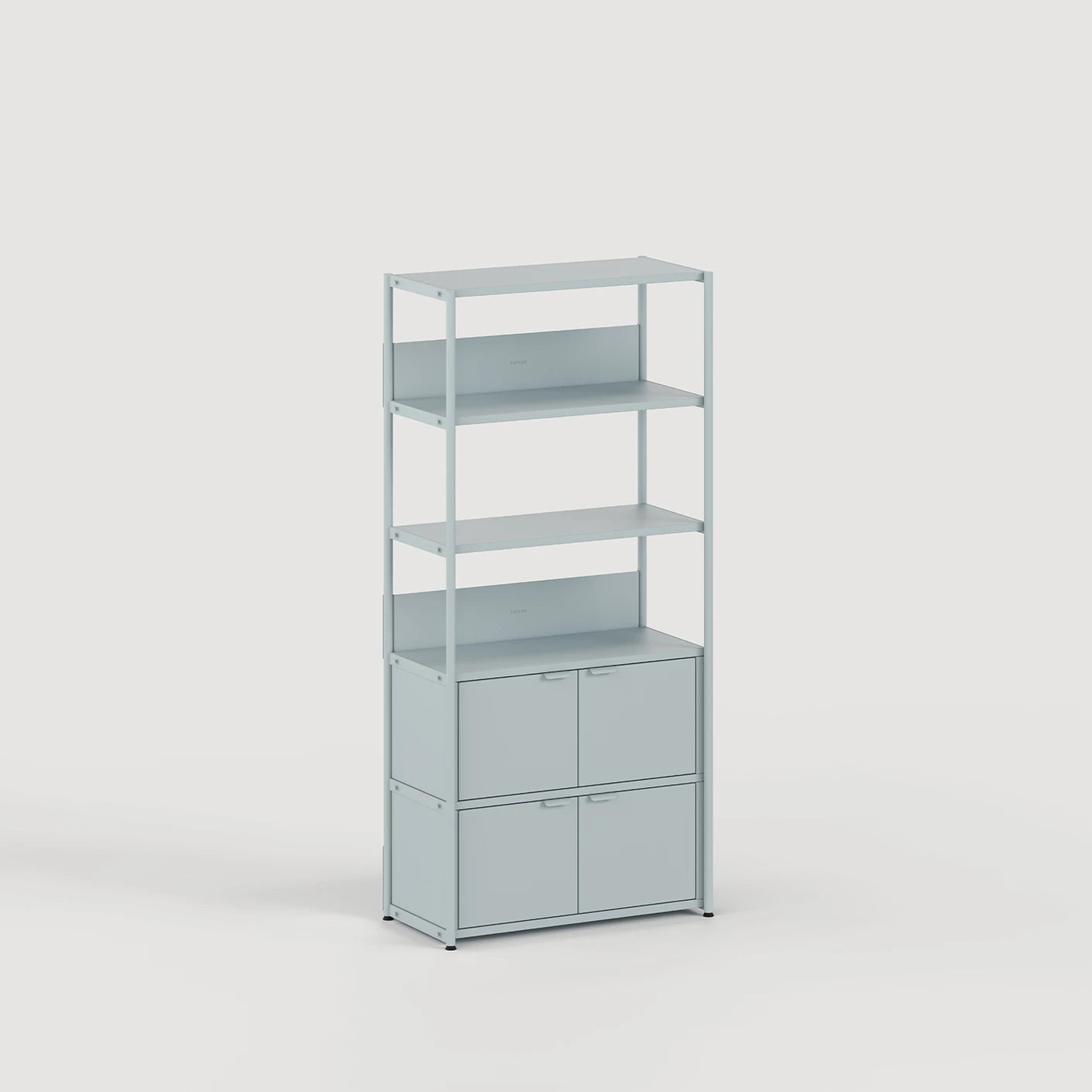 unit steel modulair wandsysteem - enkel hoog
