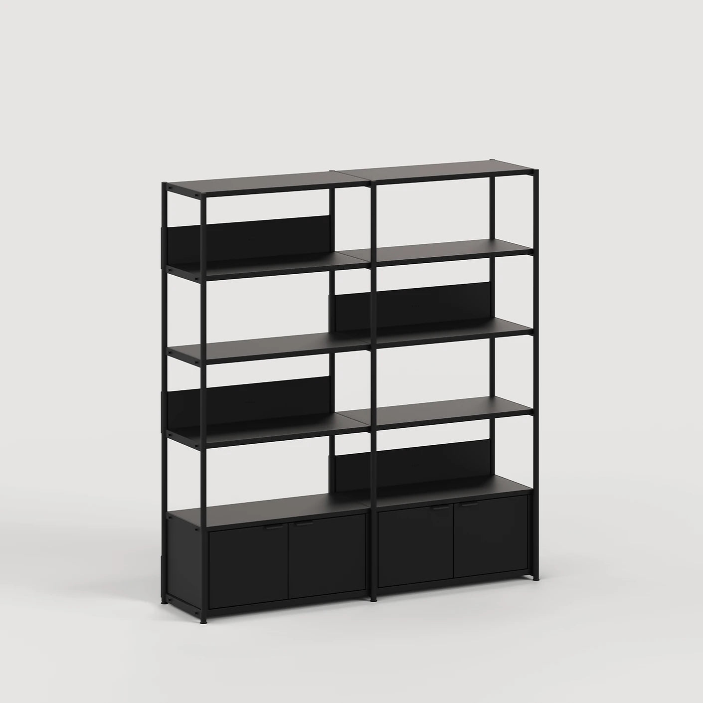 unit steel modulair wandsysteem - dubbel hoog