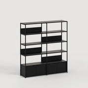 unit steel modulair wandsysteem - dubbel hoog