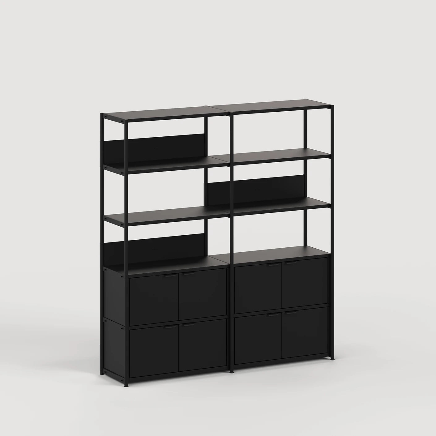 unit steel modulair wandsysteem - dubbel hoog