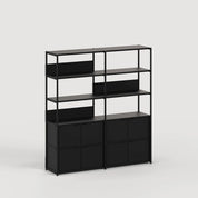 unit steel modulair wandsysteem - dubbel hoog