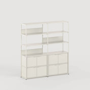 unit steel modulair wandsysteem - dubbel hoog
