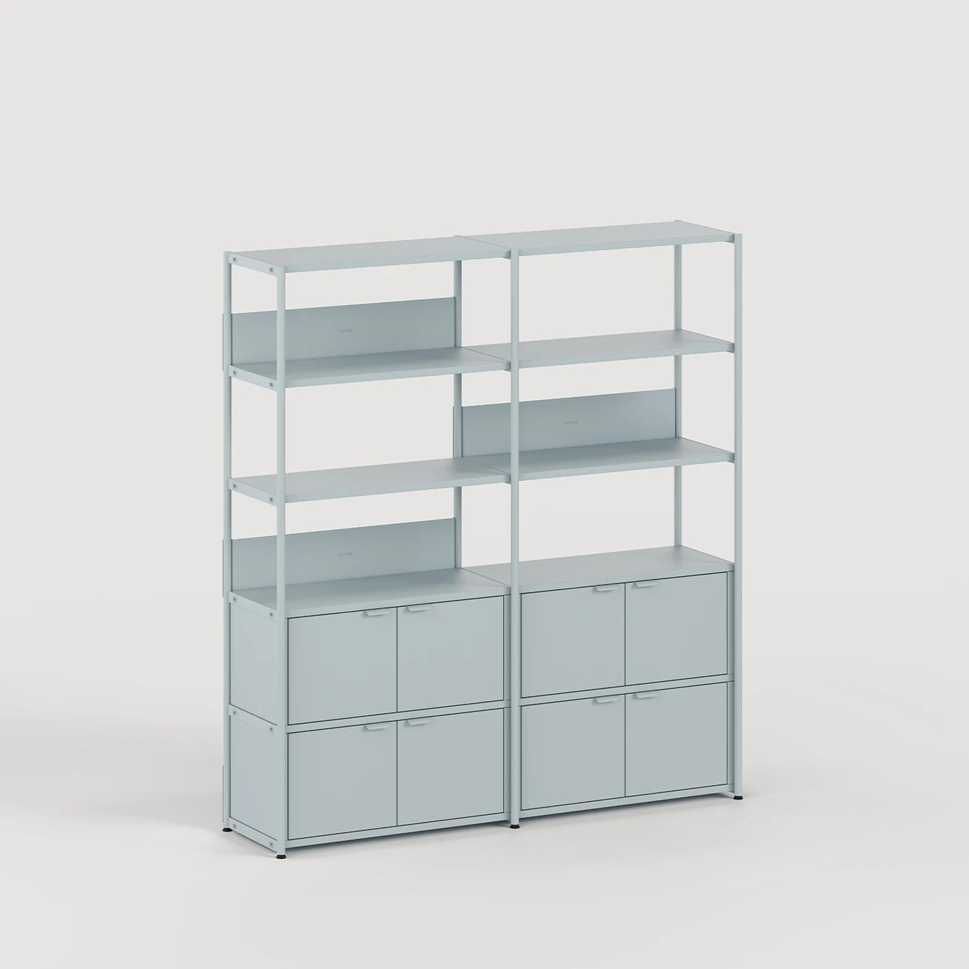 unit steel modulair wandsysteem - dubbel hoog