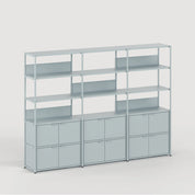 unit steel modulair wandsysteem - triple