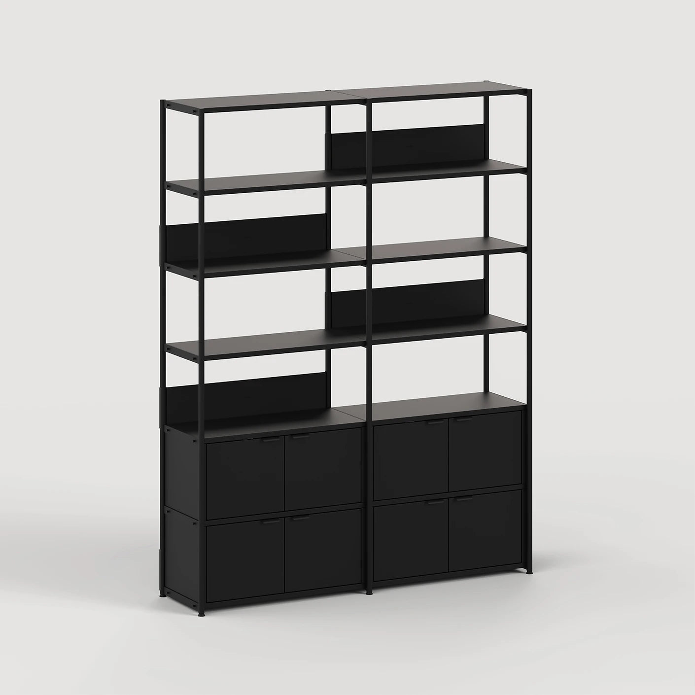 unit steel modulair wandsysteem - dubbel hoog
