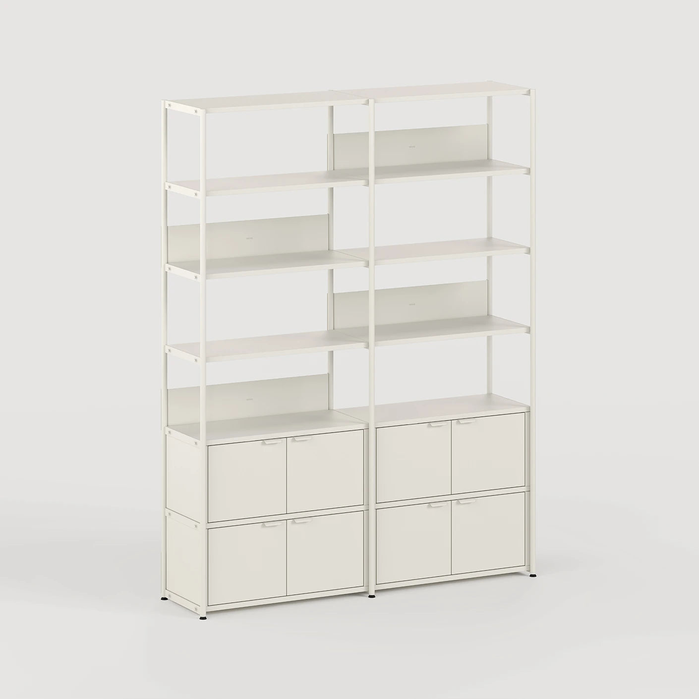 unit steel modulair wandsysteem - dubbel hoog