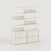 unit steel modulair wandsysteem - dubbel hoog
