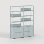 unit steel modulair wandsysteem - dubbel hoog