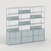 unit steel modulair wandsysteem - triple