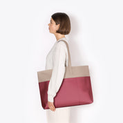 Emilia - Lotus infinity sand burgundy