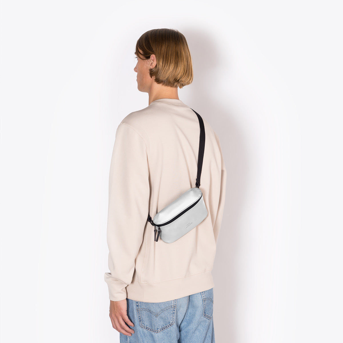 Jona medium - Lotus infinity silver metallic