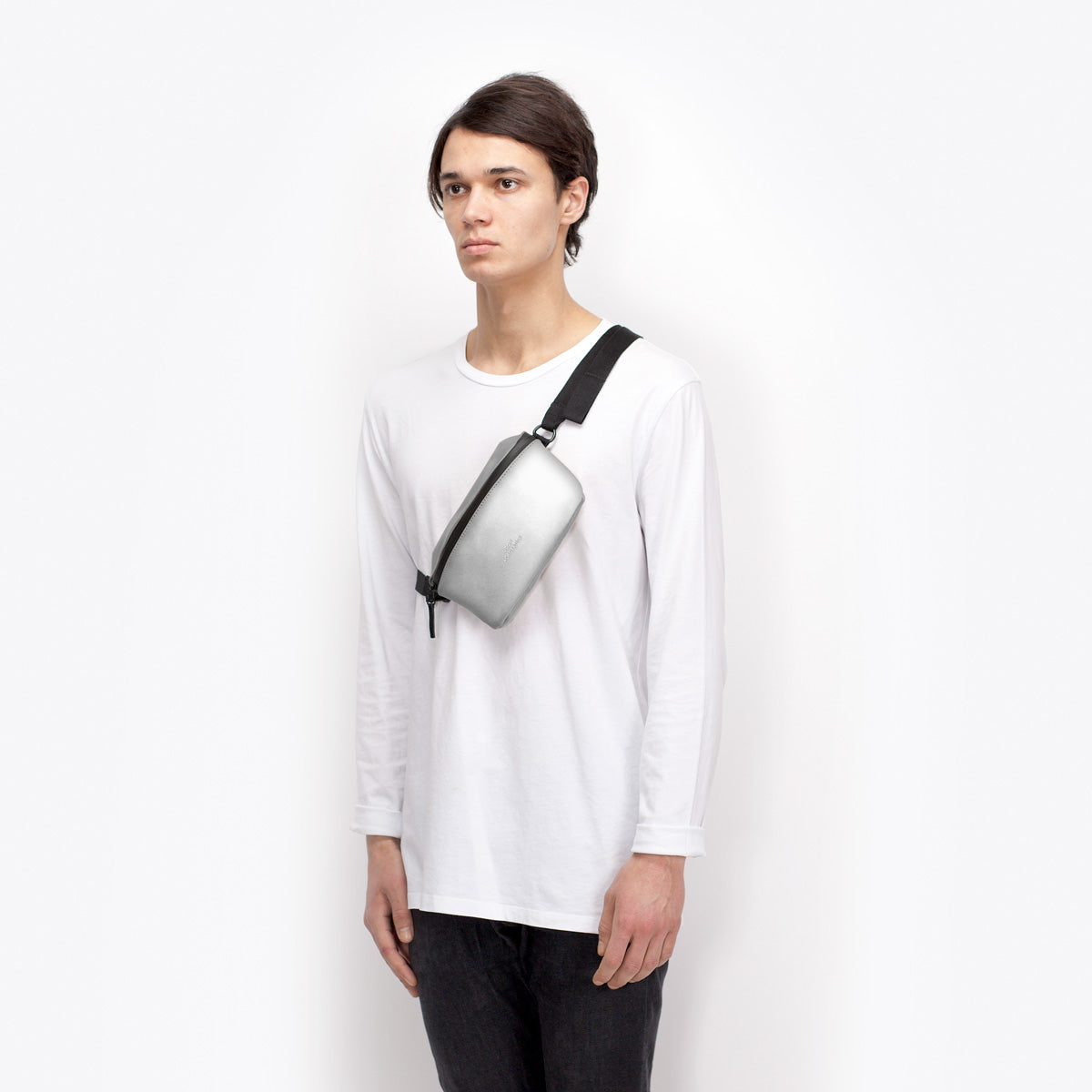 Jona medium - Lotus infinity silver metallic