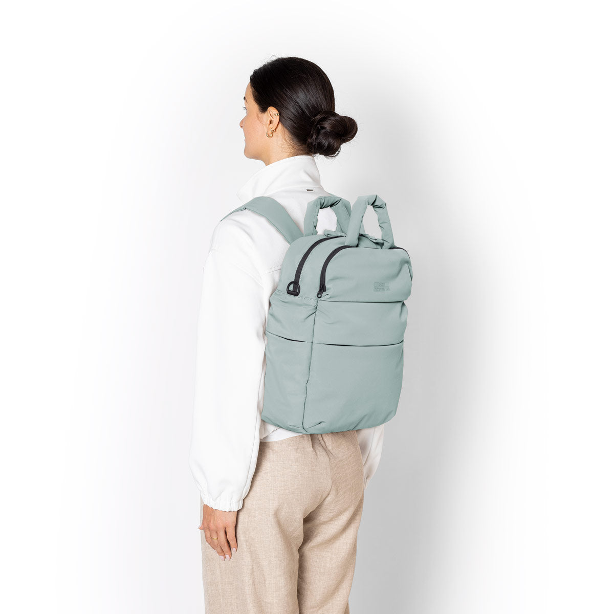 posuto puffy backpack - moss series