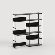 unit steel modulair wandsysteem - bureau dubbel