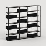 unit steel modulair wandsysteem - triple