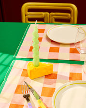 cheese - candle holder