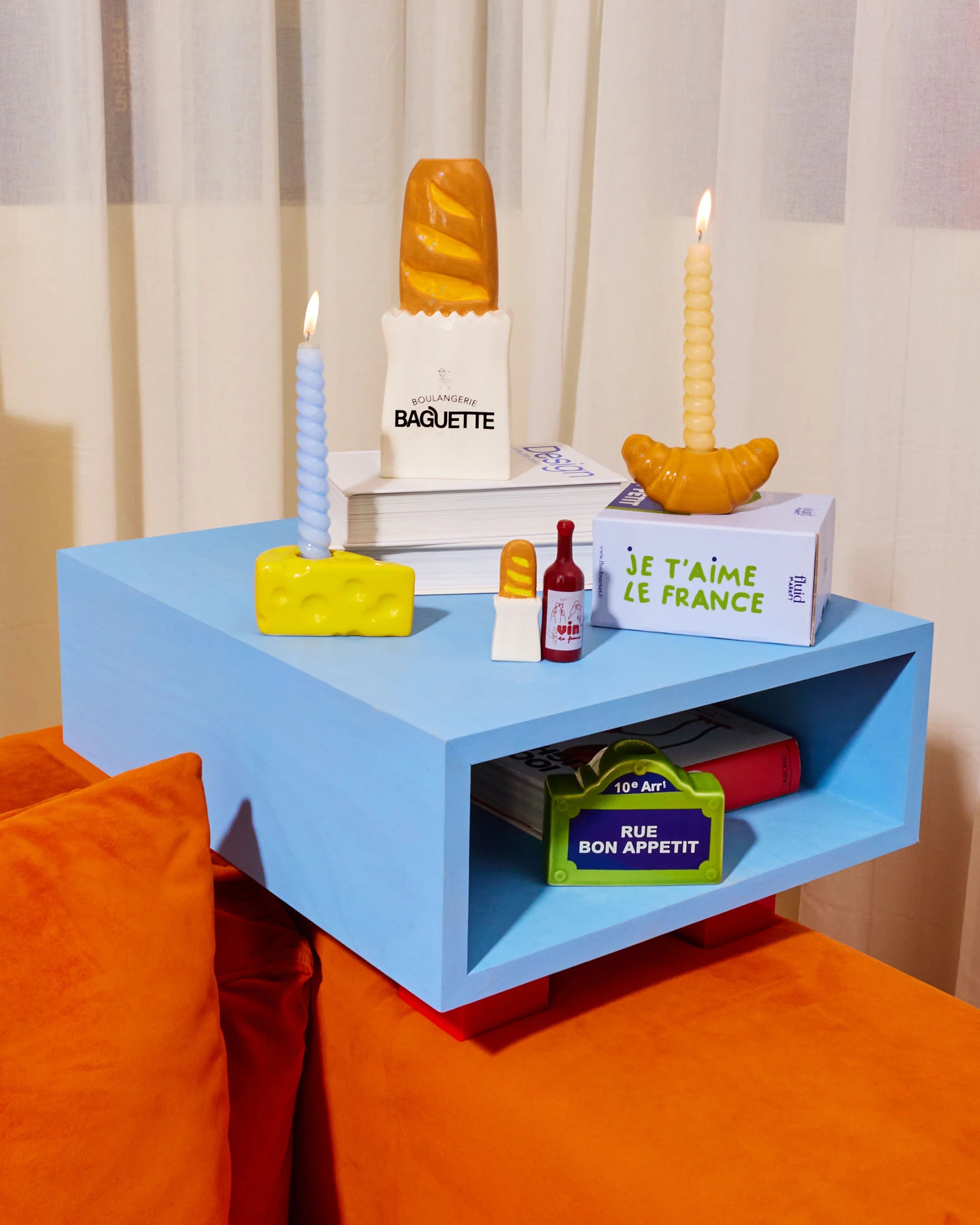 cheese - candle holder
