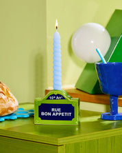 street - candle holder