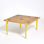 vierkante salontafel - parquet de versailles