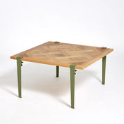 vierkante salontafel - parquet de versailles